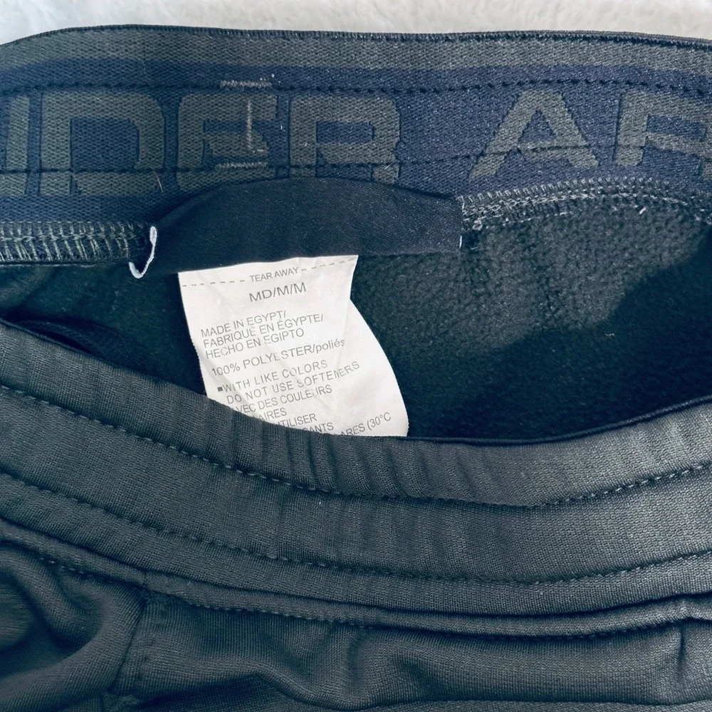 Under‎ Armour Green Athletic Jogger Pants Med. Performance Training Drawstring